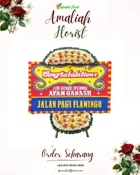 Sewa Papan Bunga Bumi Nyiur